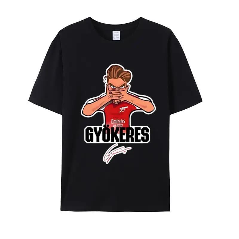 2026 Gyökeres 100% coton chemise homme Arsenal maillot de Football chemise commémorative été surdime