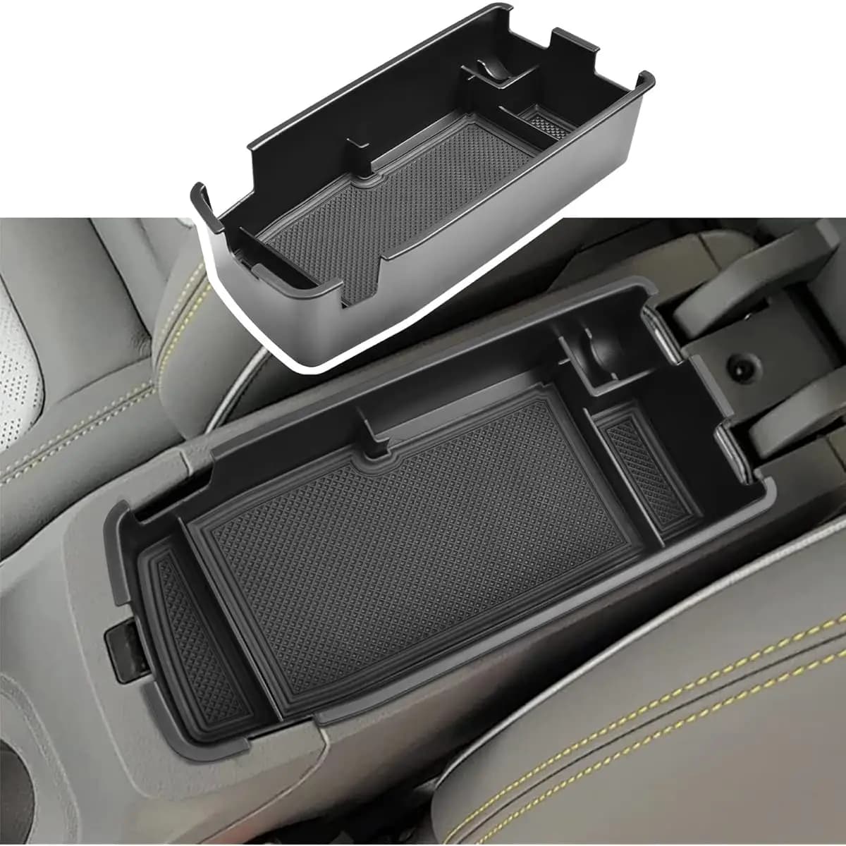Accessoires de voiture plateau de Console centrale accoudoir boîte de rangement diviseur Durable ABS