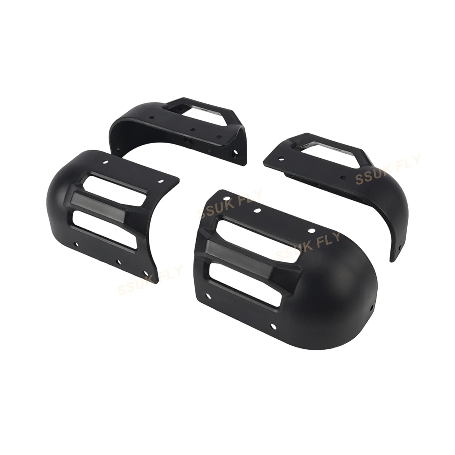 Boîte supérieure de moto, protection ronde supérieure inférieure, coin arrière, boîte à outils de co