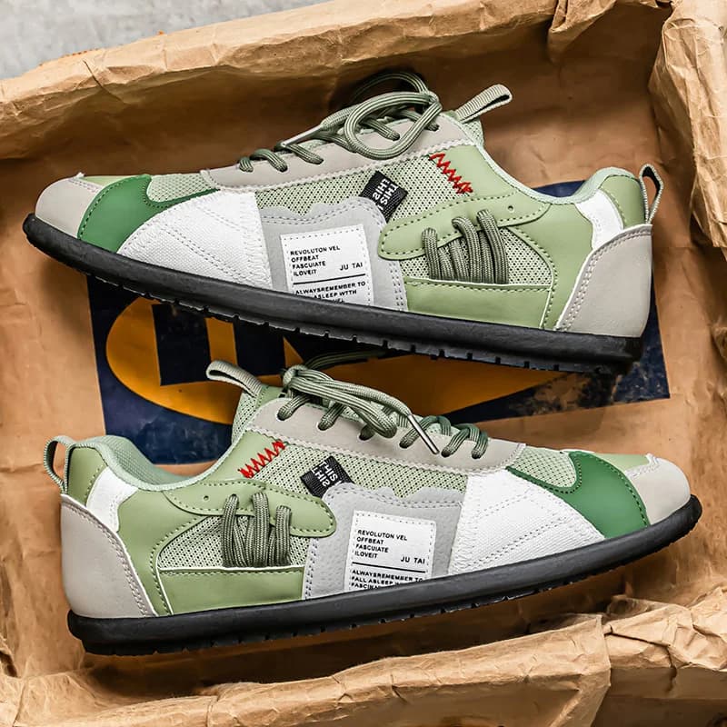Chaussures de sport légères et respirantes pour hommes |     Chaussures basses à lacets toutes saiso