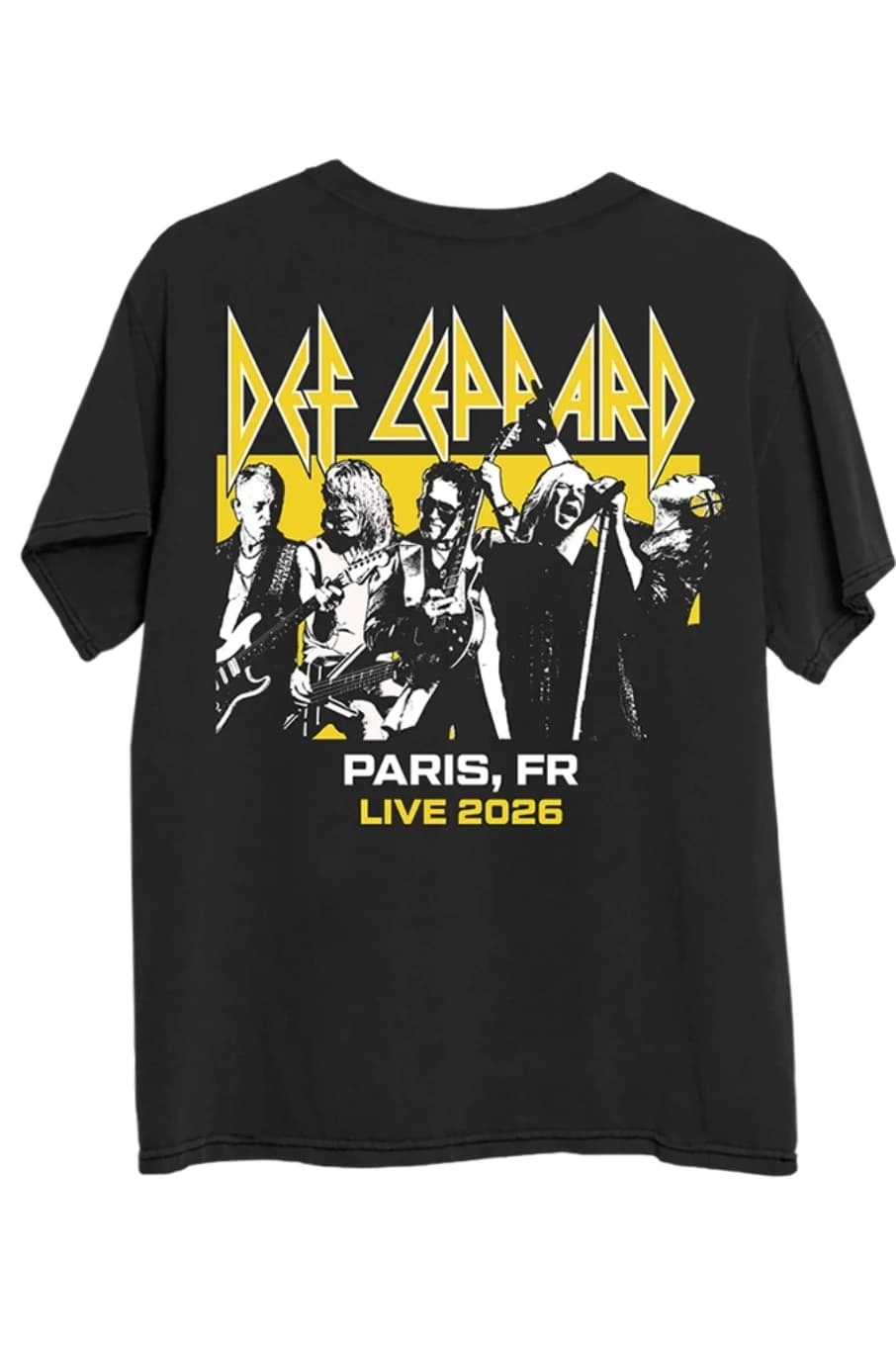 T-shirt Def Leppard Live 2026 Tour UK et EU Merch 2026, vêtements 100% coton, unisexe, pour hommes e