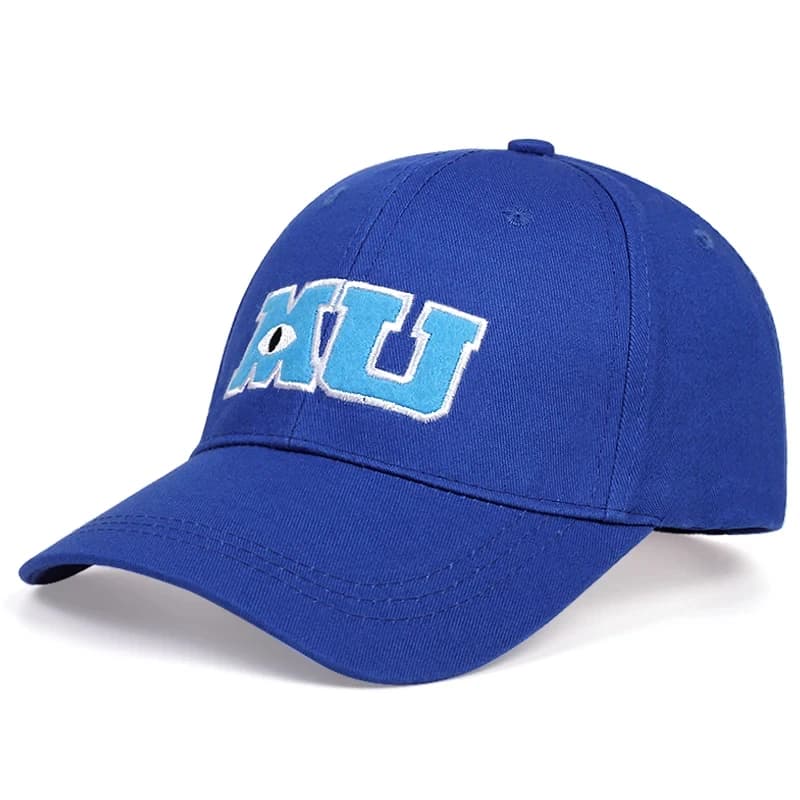 Casquette de baseball comique unisexe pour hommes et femmes, broderie MU Big Eye, Monster University