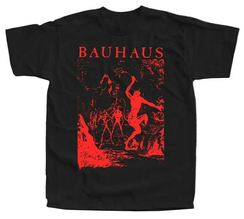 Bauhaus Lagartija Nick T-shirt noir unisexe toutes tailles à manches courtes
