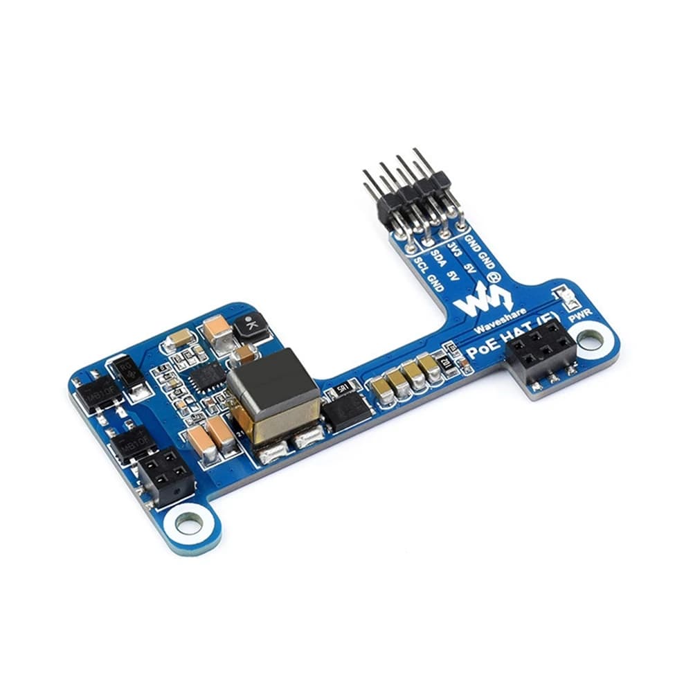 Waveshare-Carte Ethernet PoE HAT(E) pour Raspberry Pi, alimentation sur 6,000, 3B +, 4B, stérilisati
