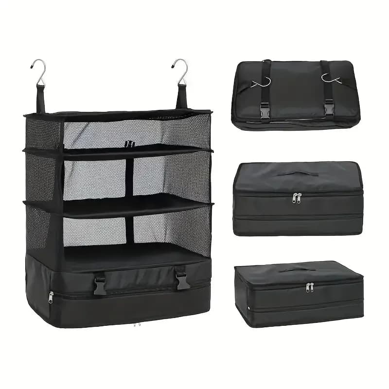 Sac de rangement multifonctionnel pour vêtements, camping-car, boîte de rangement de voyage pliable