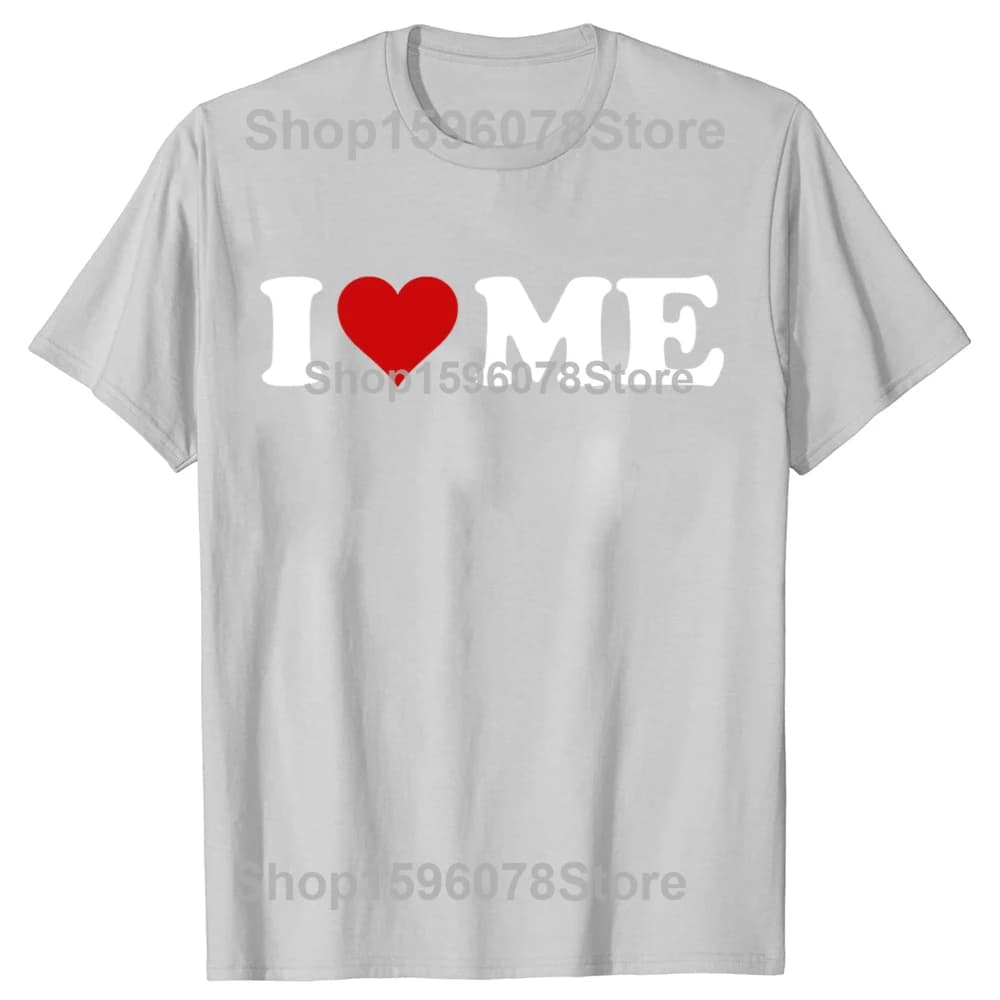 Drôle coeur rouge j'aime T-shirts hommes femmes mode t-shirt style décontracté 100% coton ample surd