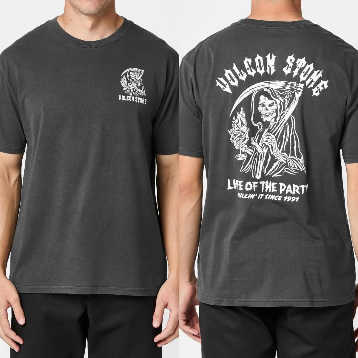T-shirt de la marque Volcom Skateboard - Convient pour les sorties quotidiennes, style unisexe haut