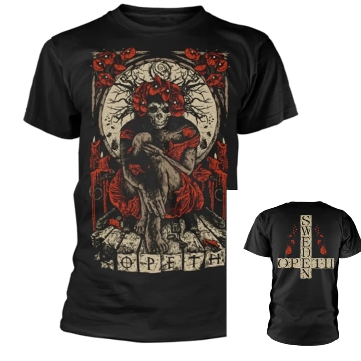 T-Shirt Opeth Haxprocess Band 100% coton, t-shirt graphique pour hommes et femmes, Streetwear d'été