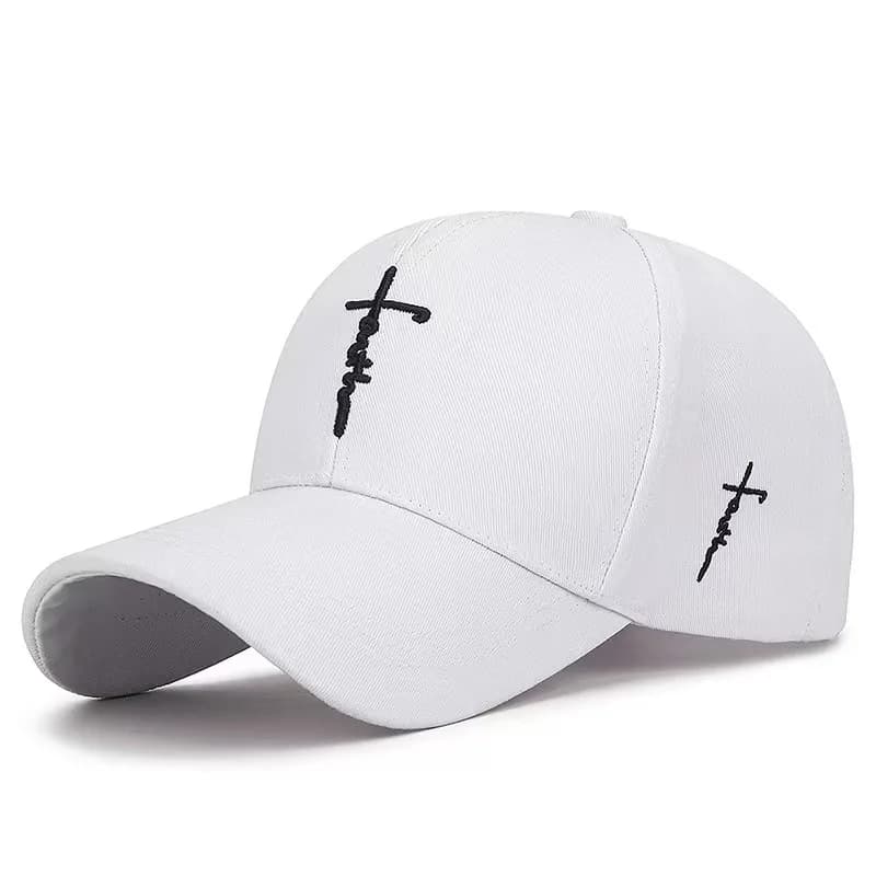 Casquette de baseball décontractée avec croix anglaise brodée pour hommes et femmes, casquette régla
