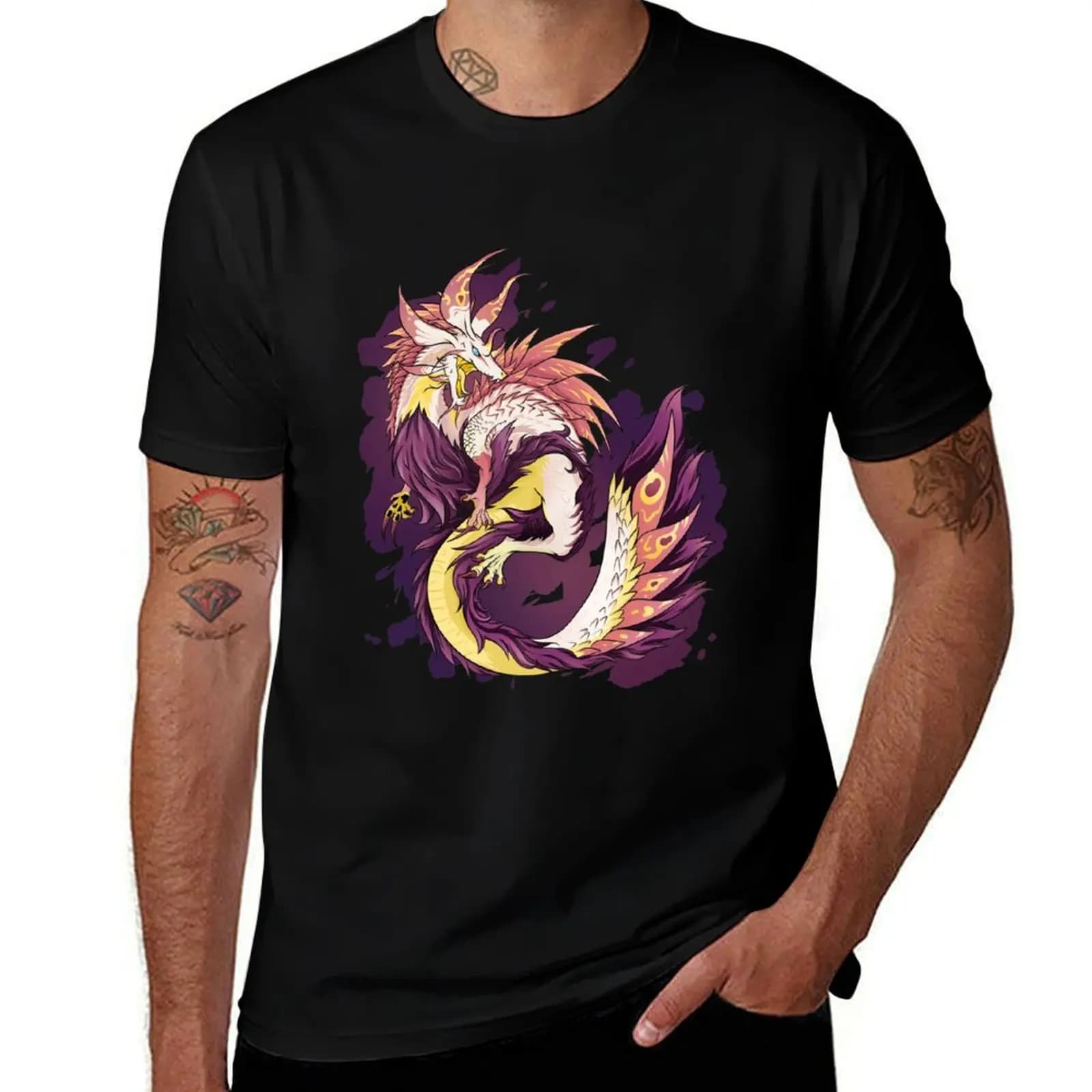 MONSTER HUNTER - Tamamitsune - T-shirt décontracté à imprimé fantaisie