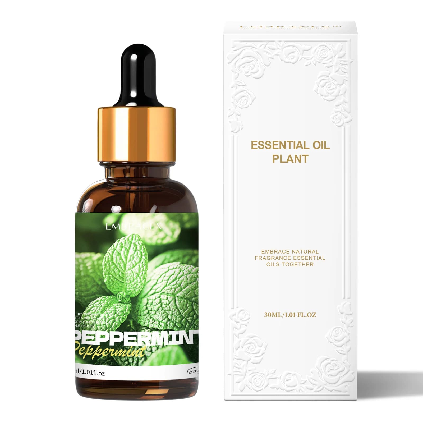 Huile essentielle naturelle de menthe poivrée, 30ml, huile de massage pour le corps, projets de bric