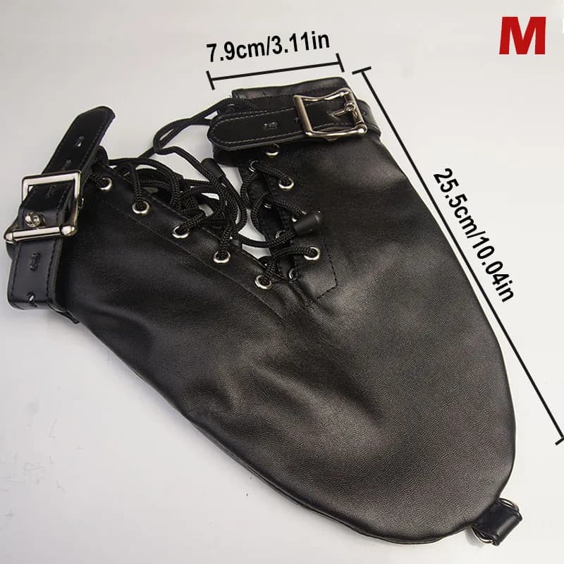 Mitaines de menottes sexuelles BDSM, gants en simili cuir, mitaines de poing de patte de chien, cont