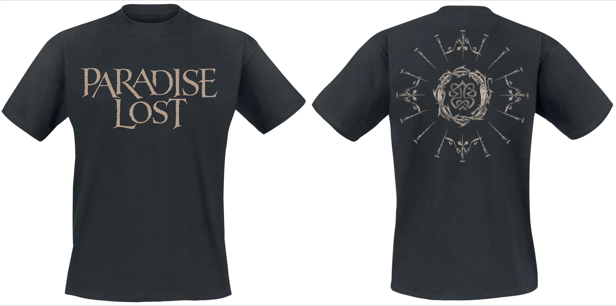 T-shirt Paradise Lost Draconian Times, T-shirt Doom Metal avec impression de la couverture de l'albu