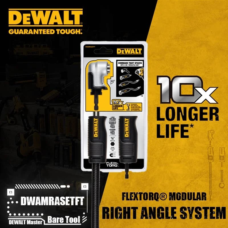 DEOBCT DWAMRASETFT FLEXTORQ-Système modulaire à angle droit, accessoires pour outils électriques