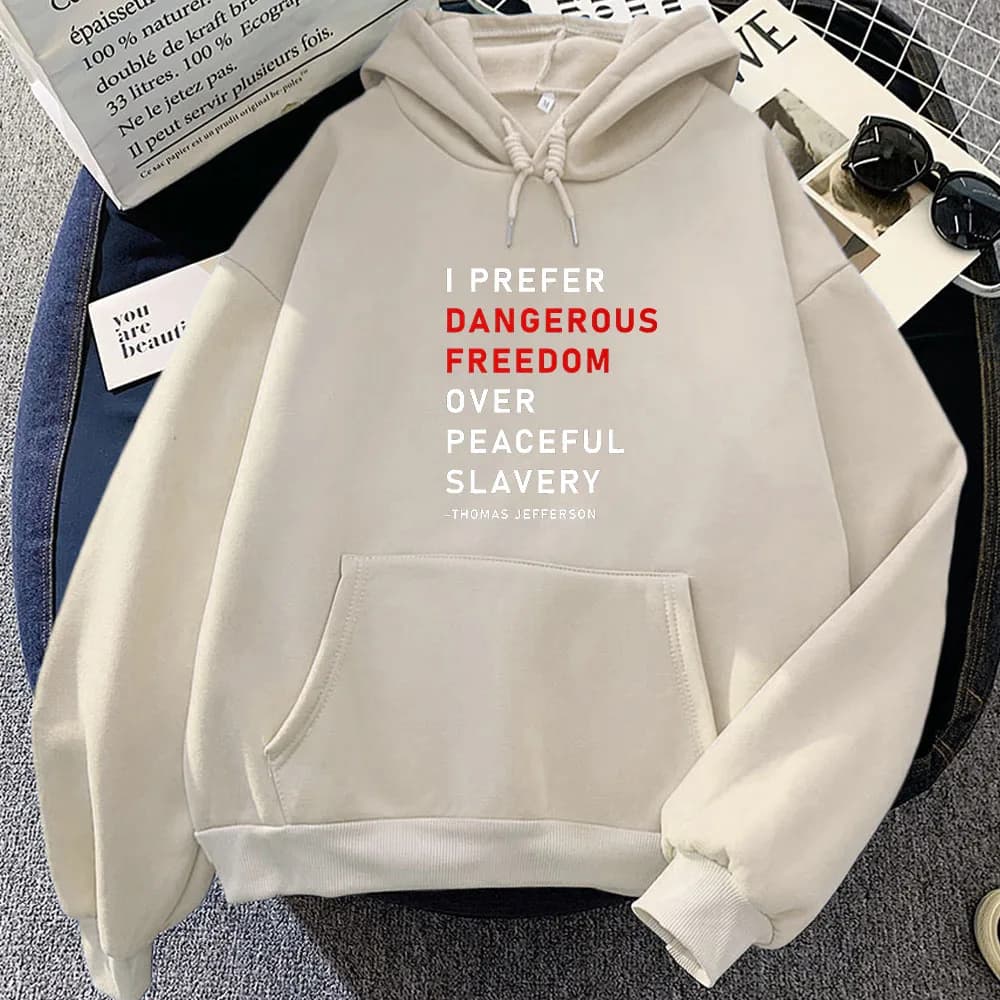 Sweat à capuche à manches longues Slavery Aesthetic Writing, sweat-shirt doux, vêtements confortable