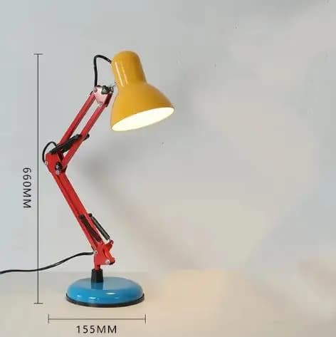 Lampadaire couleur pliable à bras Long, lampe verticale, personnalité moderne, étude, salon, chambre