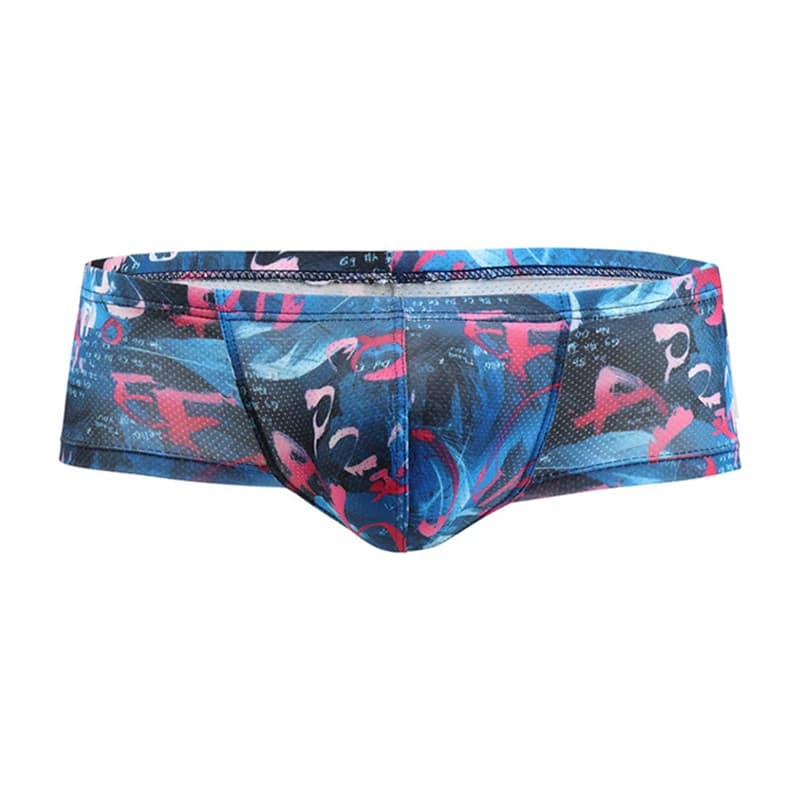 Nouveaux hommes sous-vêtements Boxer Shorts Homme EUR taille imprimé culotte mâle respirant U poche