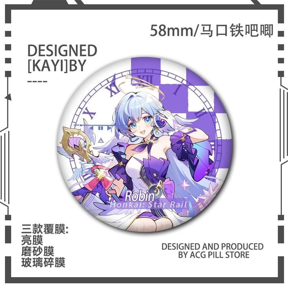 Jeu Honkai: Star Rail C.Cosplay Costume, Danemark ge Pin éventuelles TE, Broche en Fer Blanc, Access