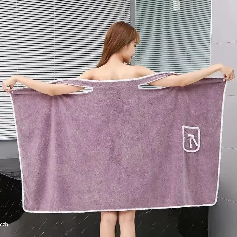 Serviettes de bain pour femmes et filles, 90*130 cm, séchage rapide, pour la plage, le spa, comme pe