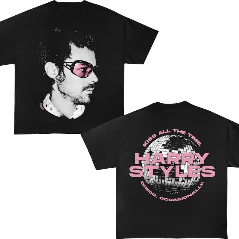 T-shirt de concert double face Harry Styles 2026 pour la tournée – Doux, respirant, haute qualité, s