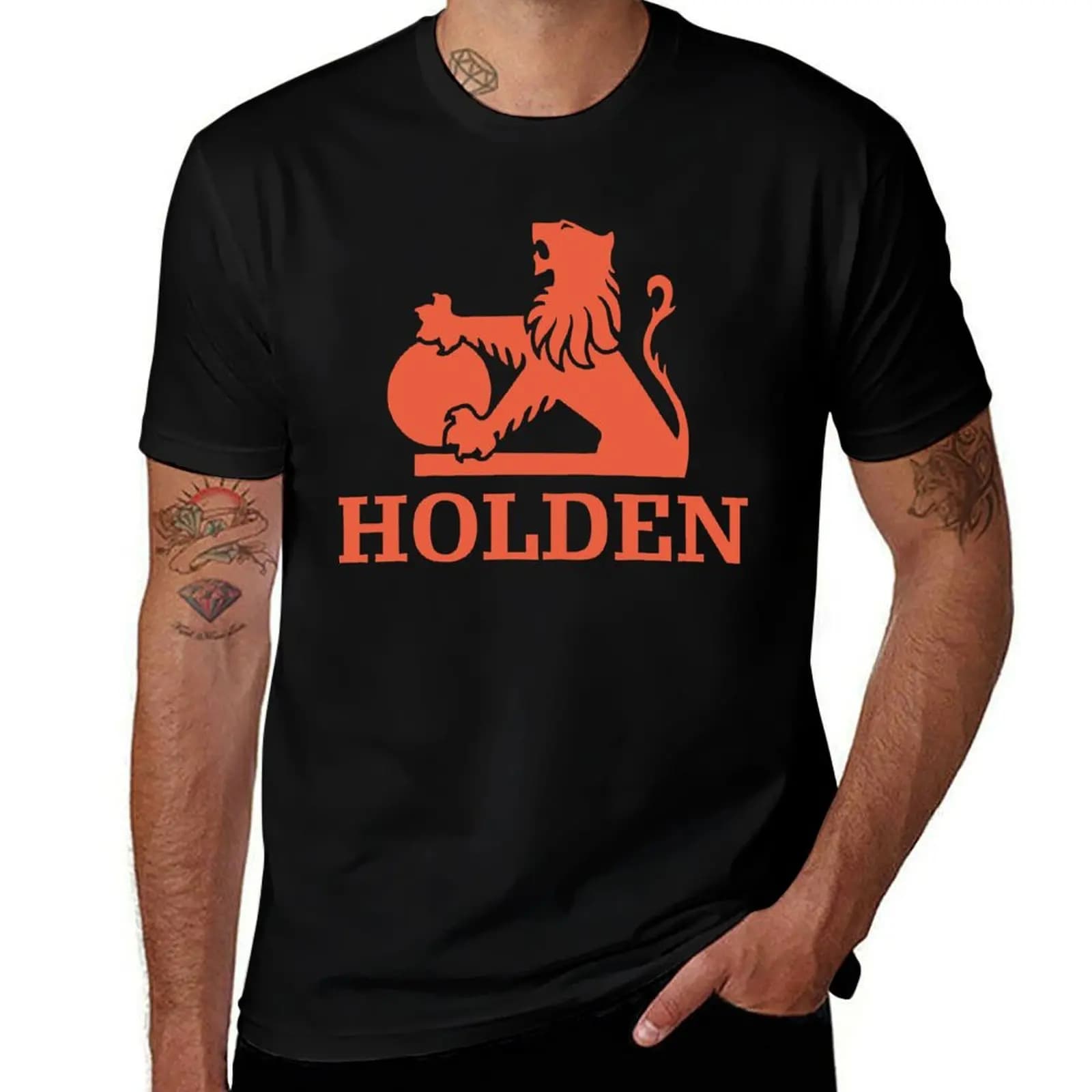BEST-SELLER-Holden Vintage Logo marchandise T-Shirt coton T-Shirt homme homme T-Shirt coton lourd T-