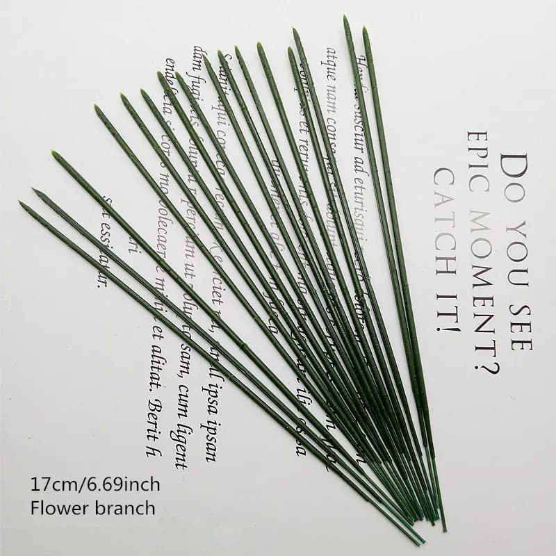 Arrangement de tiges de fleurs, accessoires pour têtes de fleurs, branches, artisanat de fleuriste, 