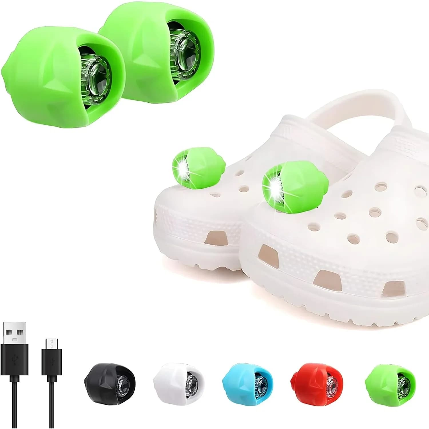 2 pièces chaussures lumières illuminent vos activités de plein air avec le phare LED chaussure lumiè
