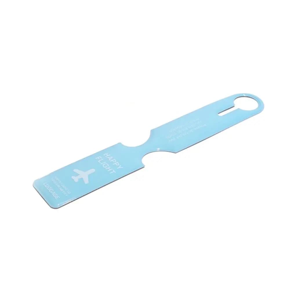 Étiquette de bagage en PVC pour carte d'embarquement, étiquette nominative pour bagages, carte d'inf