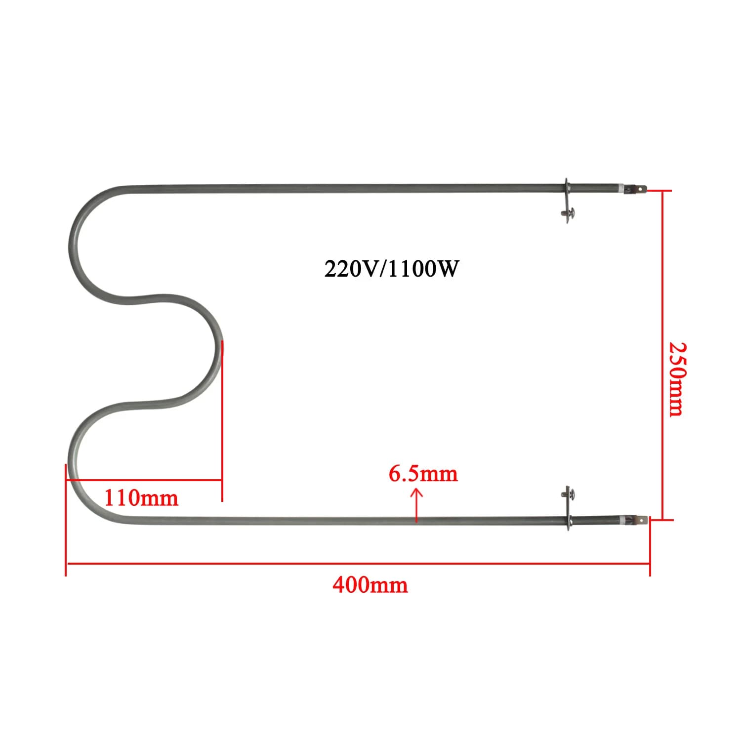 Élément chauffant pour four électrique, tube chauffant, accessoires de chauffage en forme de M, 220V
