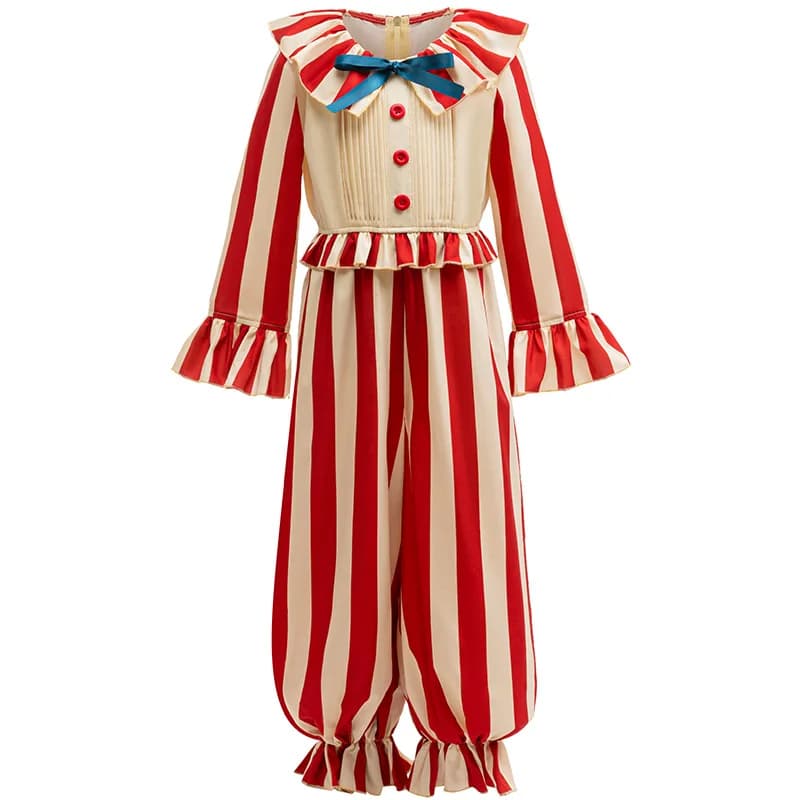 Costume de Cosplay Clown pour enfants dans un champ de maïs, combinaison de Clown pour filles et gar