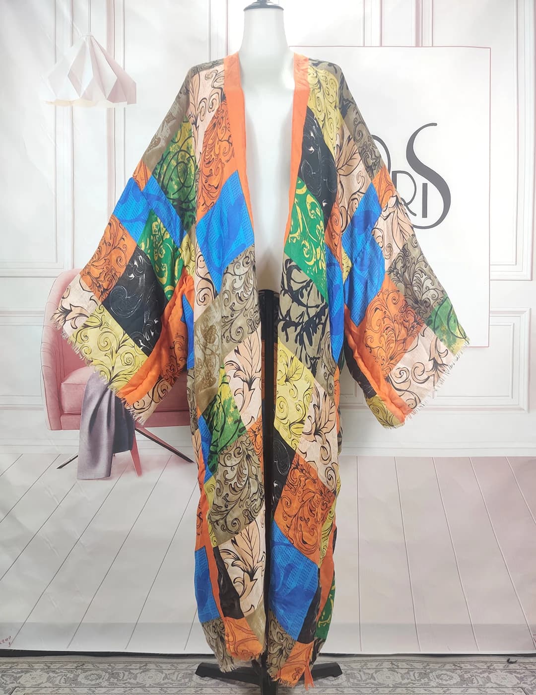 Robe africaine sexy pour femmes, style boho, cover-up pour bikini de plage, imprimé européen, kimono