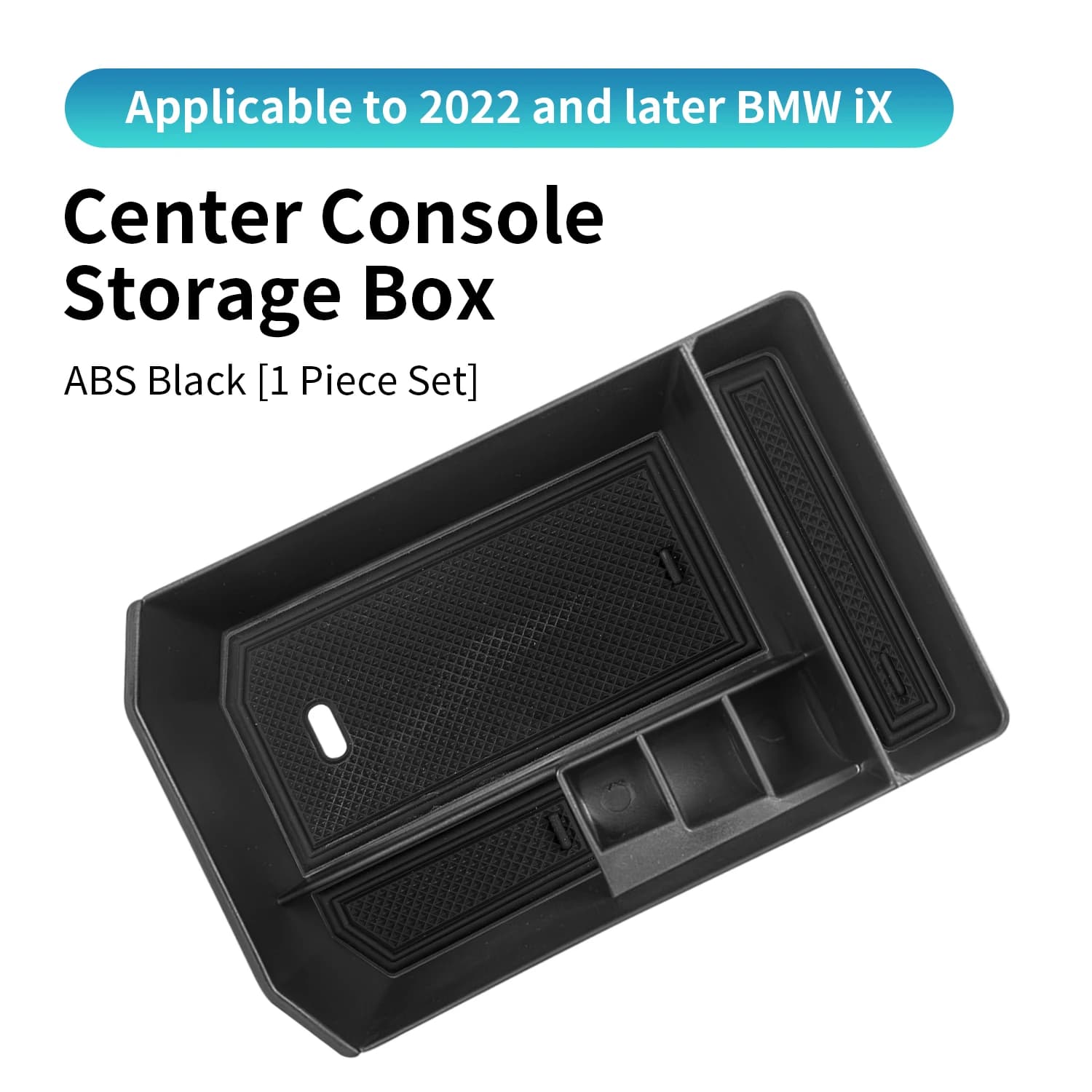 Boîte de rangement pour accoudoir de console centrale BMW ix, accessoires de modification intérieure