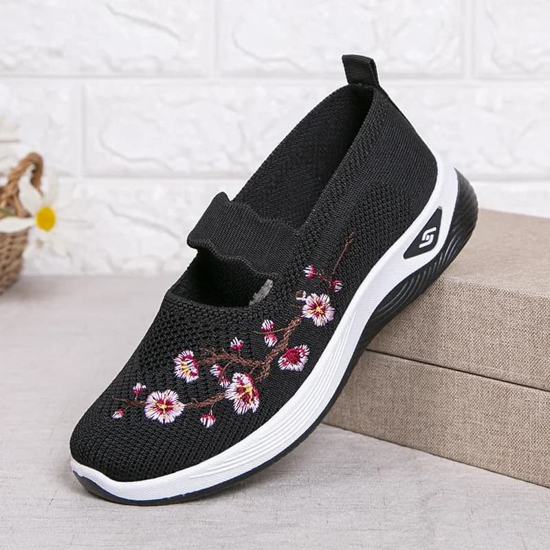 ​ Chaussures pour femmes 2025 été espadrilles décontractées respirant brodé semelle épaisse abordabl