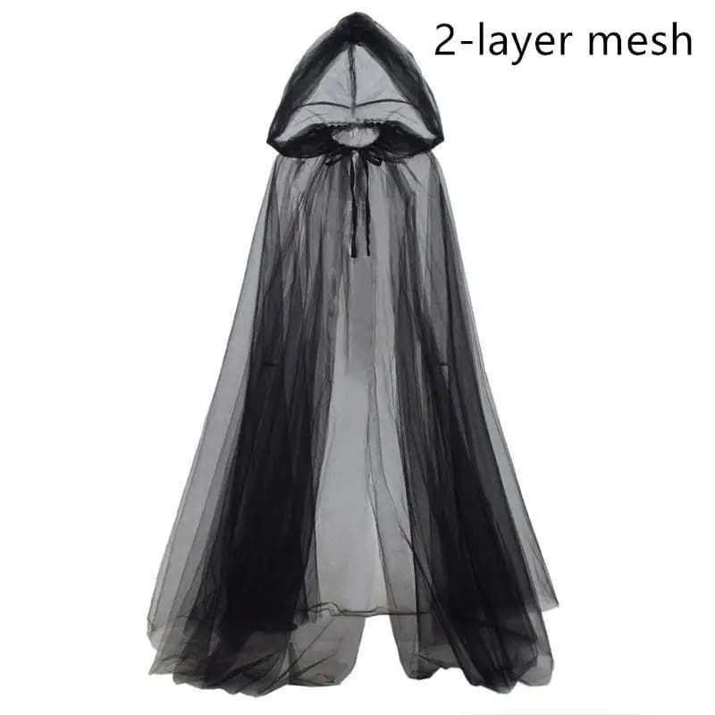 Cape suspendue Cape Costume Halloween fantôme Cosplay Costume Cape adulte pleine longueur Cape trans