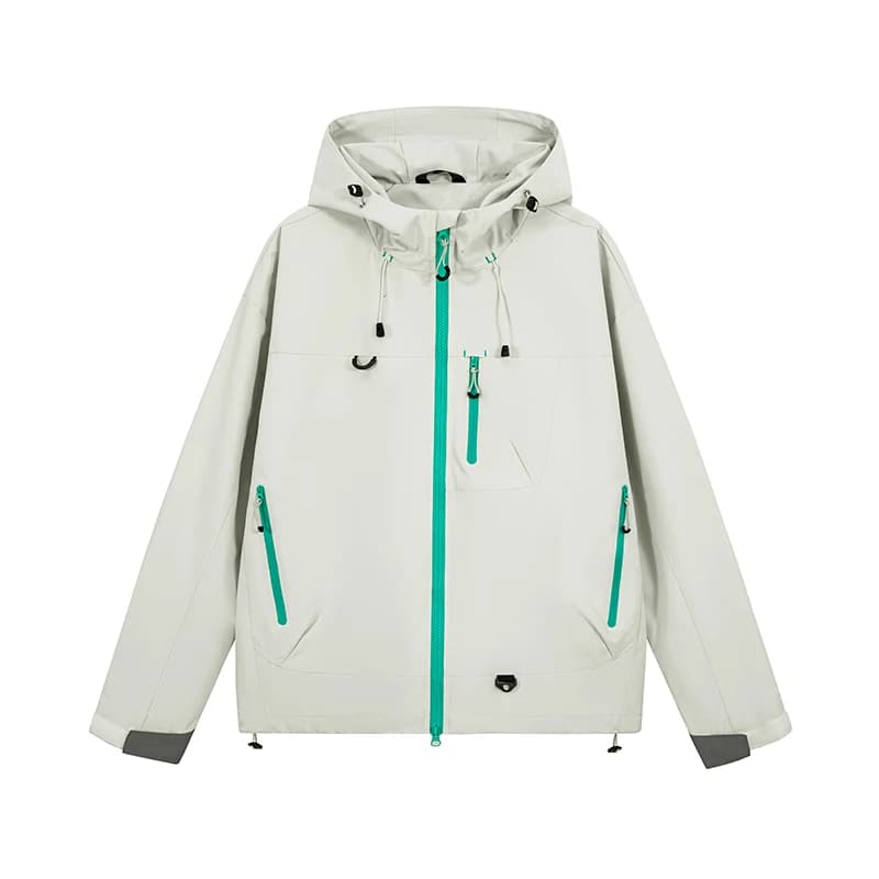 Veste de randonnée unisexe imperméable, coupe-vent d'automne, manteaux à capuche pour l'extérieur, n