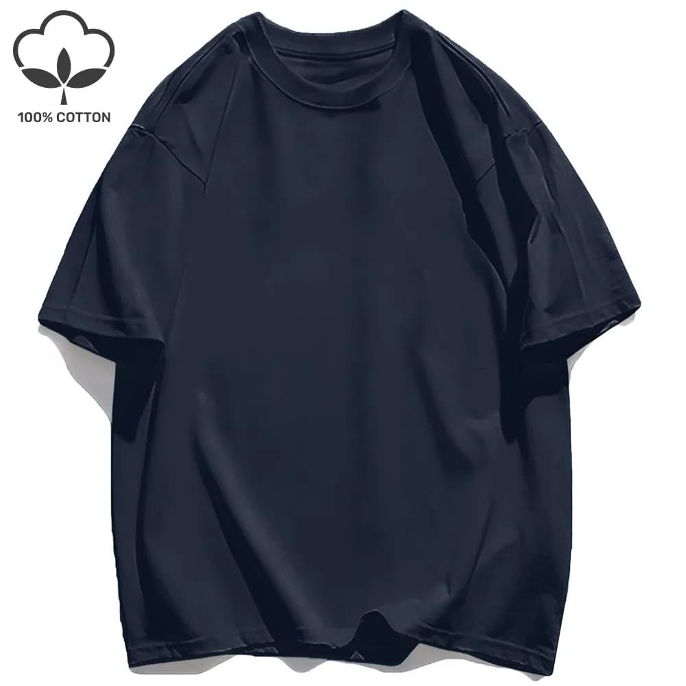 T-shirt coloré 100% coton pour femme, tendance Y2K, manches courtes, décontracté, surdimensionné, vê