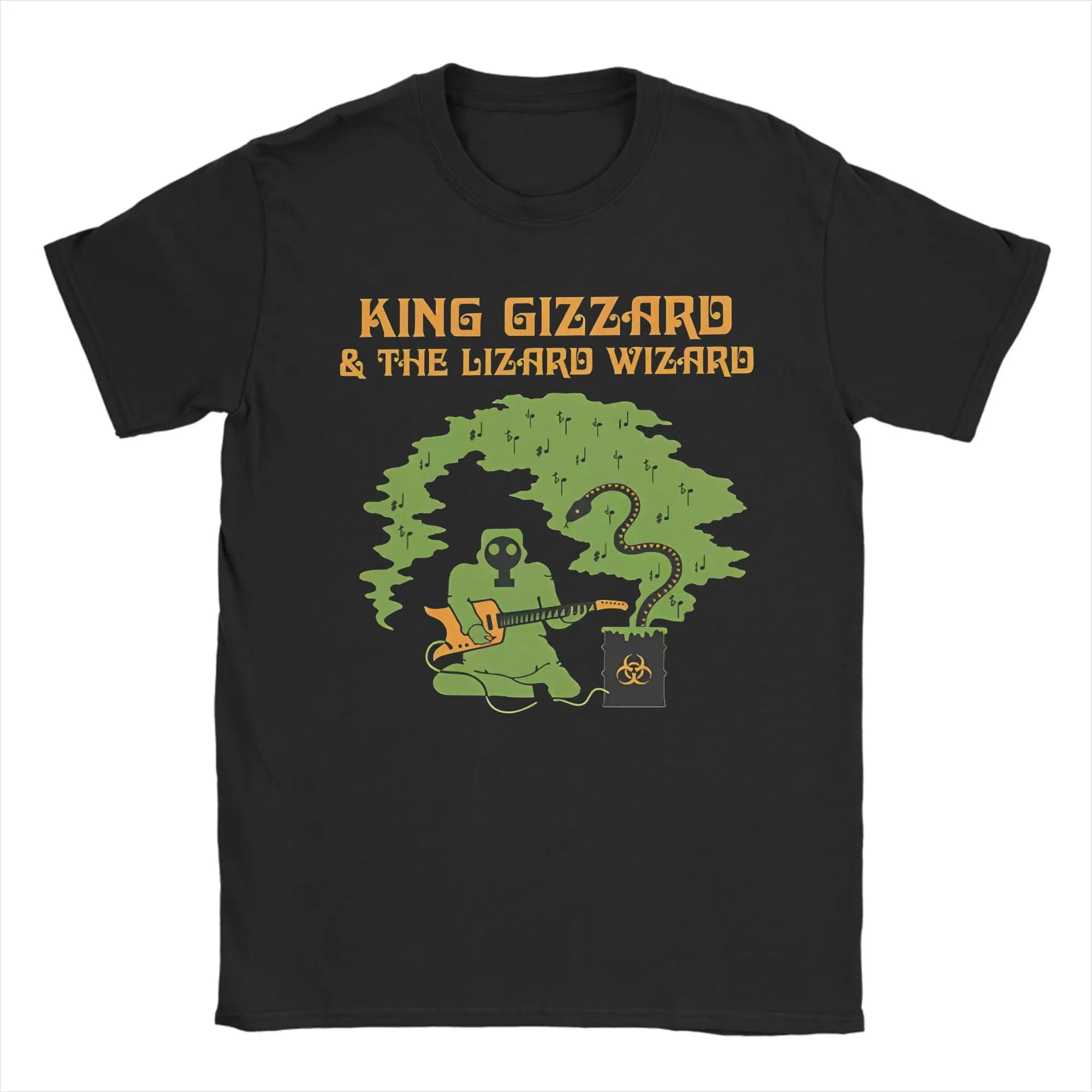 King Gizzard et le magicien lézard athènes grèce 2025 T-Shirt vêtements en coton drôle à manches cou