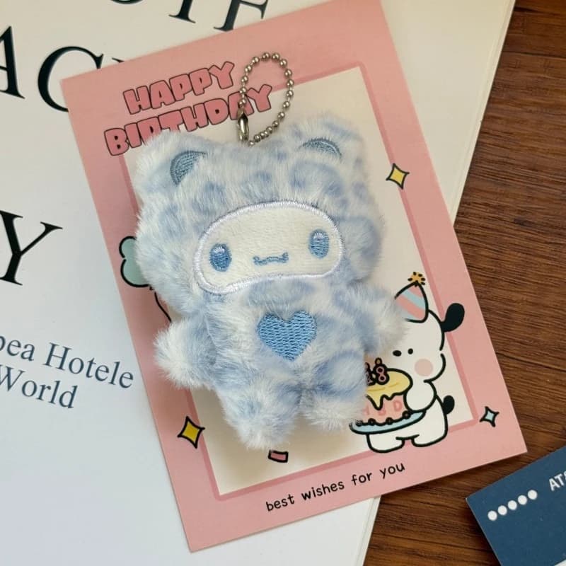 iigen Sanrio Kawaii Peluche Hello Kitty My Melody Porte-clés Pendentif Dessin Animé Chaton Peluche P