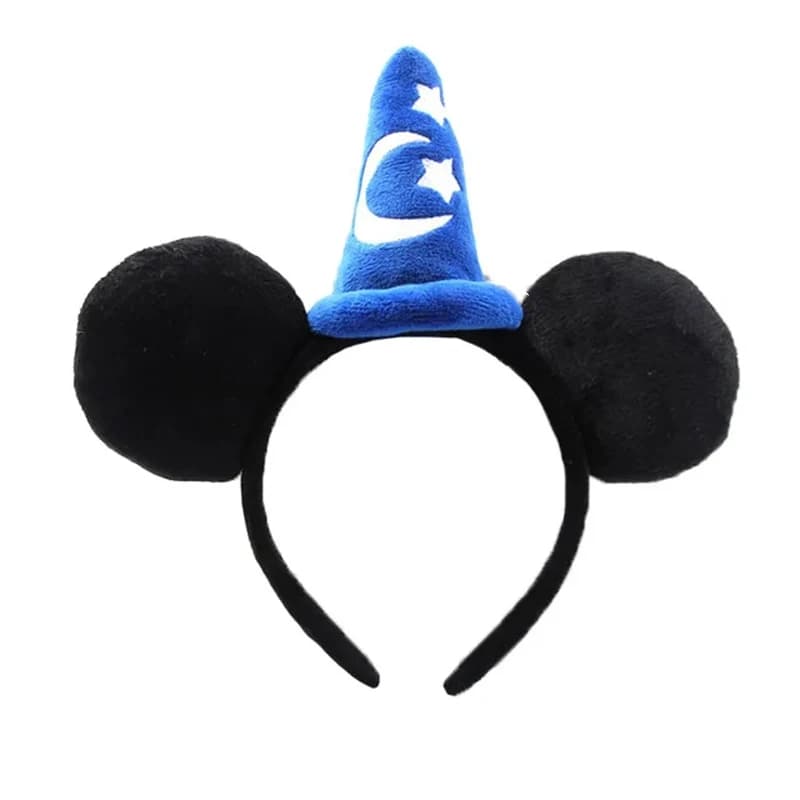 Mickey Mouse oreille Headhand dessin animé broderie chapeau magique bandeau Starmoon casquette bande