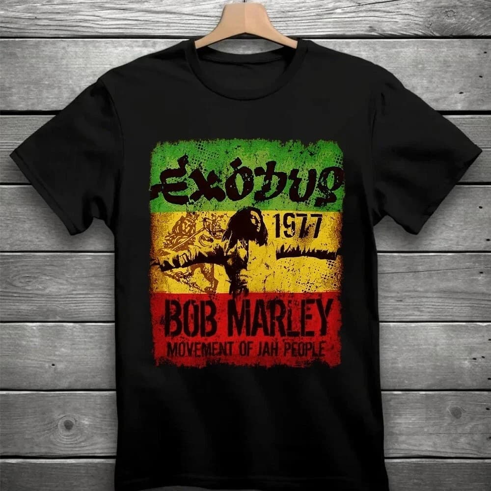 T-shirt Bob Marley One Love, reggae, unisexe, coupe ample, décontracté, en coton, streetwear, pour l