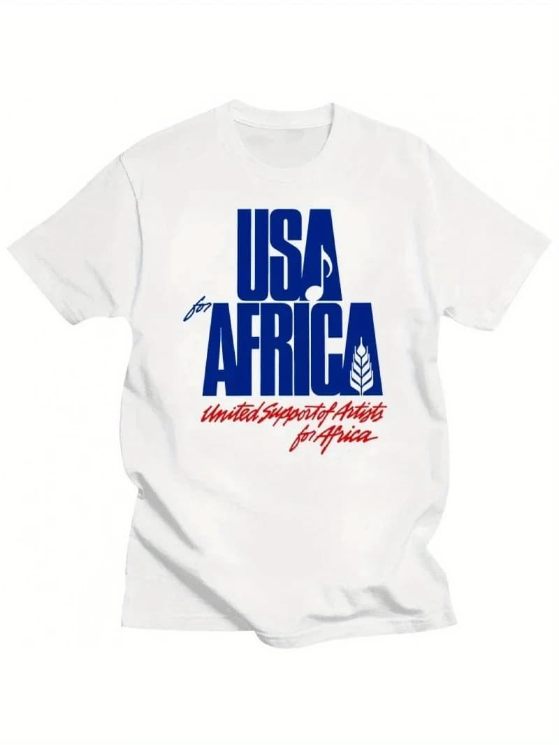 T-shirt pour homme - We Are the World Anniversary Edition, T-shirt au design d'artistes collaborateu