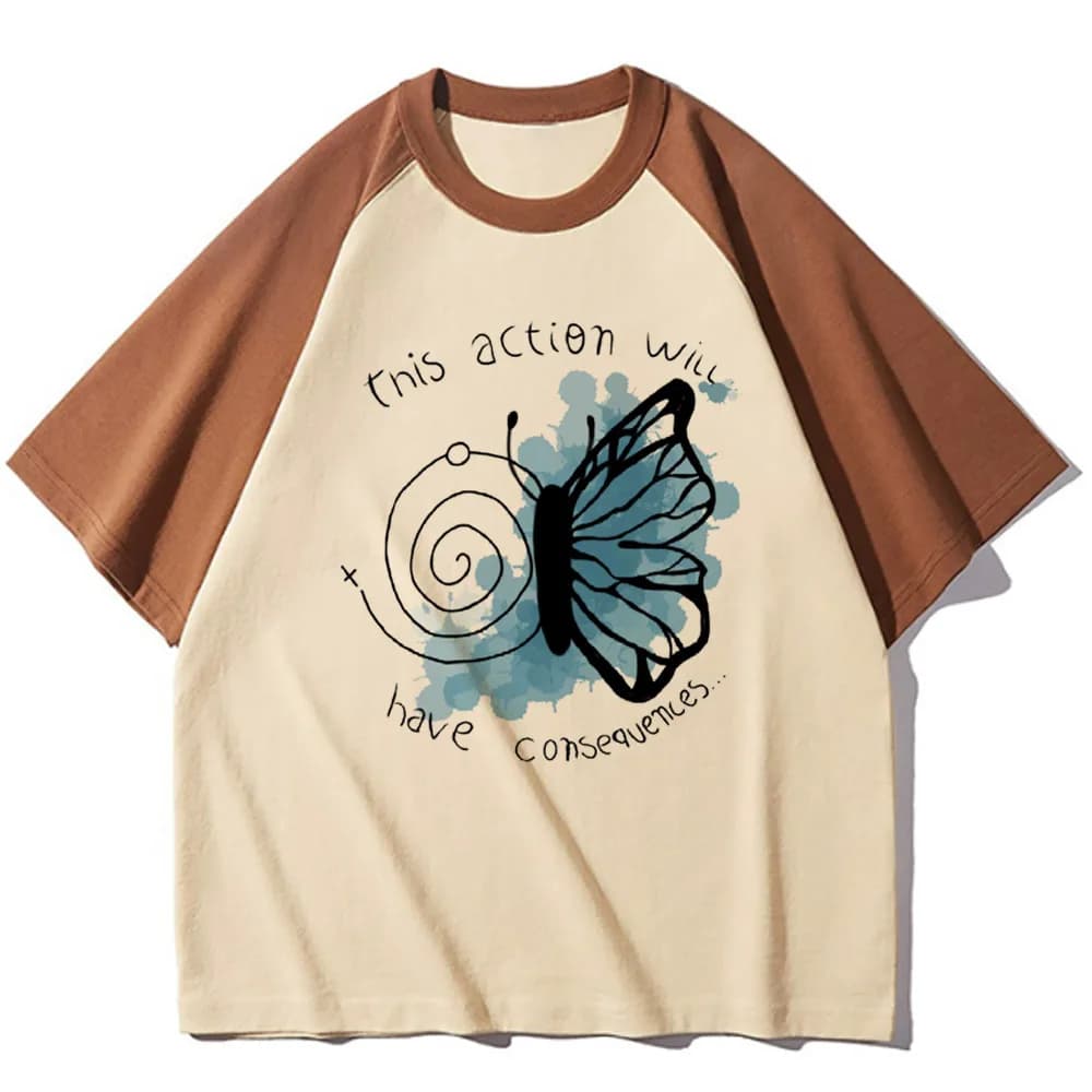 T-shirt Gothique pour Fille, avec Image Numérique, Harajuku, Confortable, Rétro, Pop, Culture Pastel