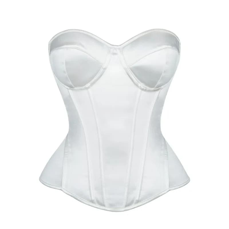Body sculptant invisible blanc pur, sous-vêtement pour robe de mariée, gaine amincissante, enveloppe