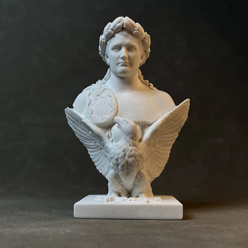 Sculpture de buste Napoléon moderne, modèle d'étagère, armoire à vin, Sculpture artistique décorativ