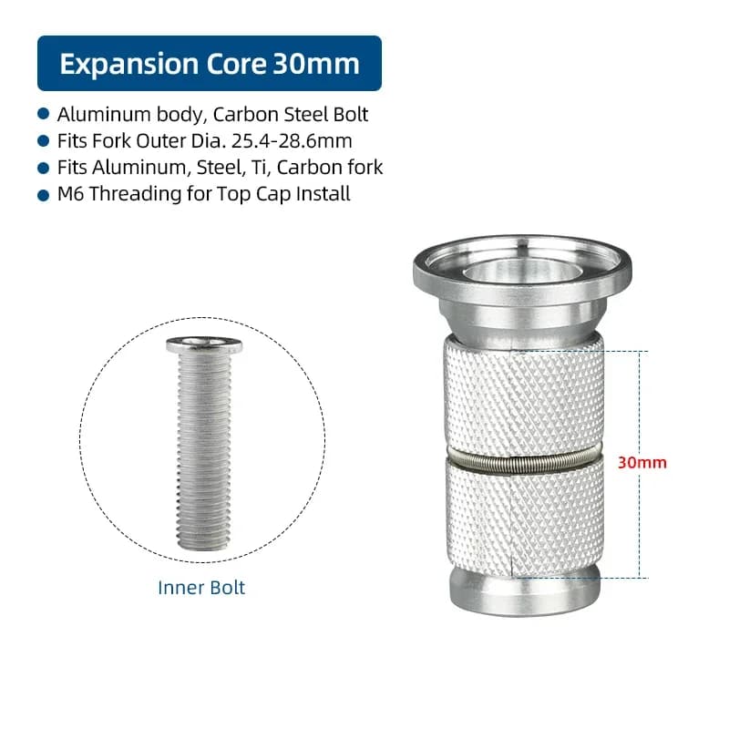 Bouchon de Compression de vélo, boulons d'extension de casque de direction, support de capuchon supé
