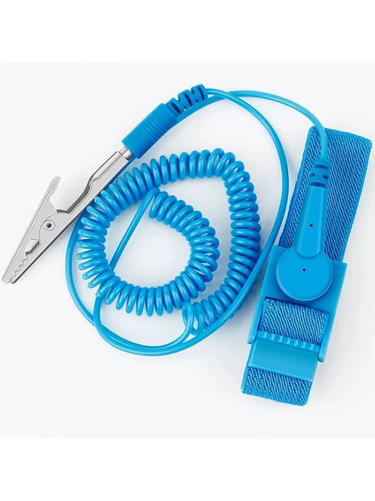 Bracelet antistatique filaire, bracelet antistatique en matériau PU, bracelet antistatique filaire p