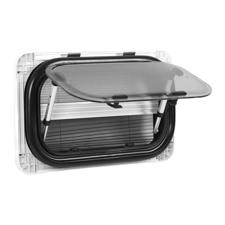 Fenêtres latérales pour caravane et camping-car E-mark, fenêtre latérale ouvrante en acrylique pour