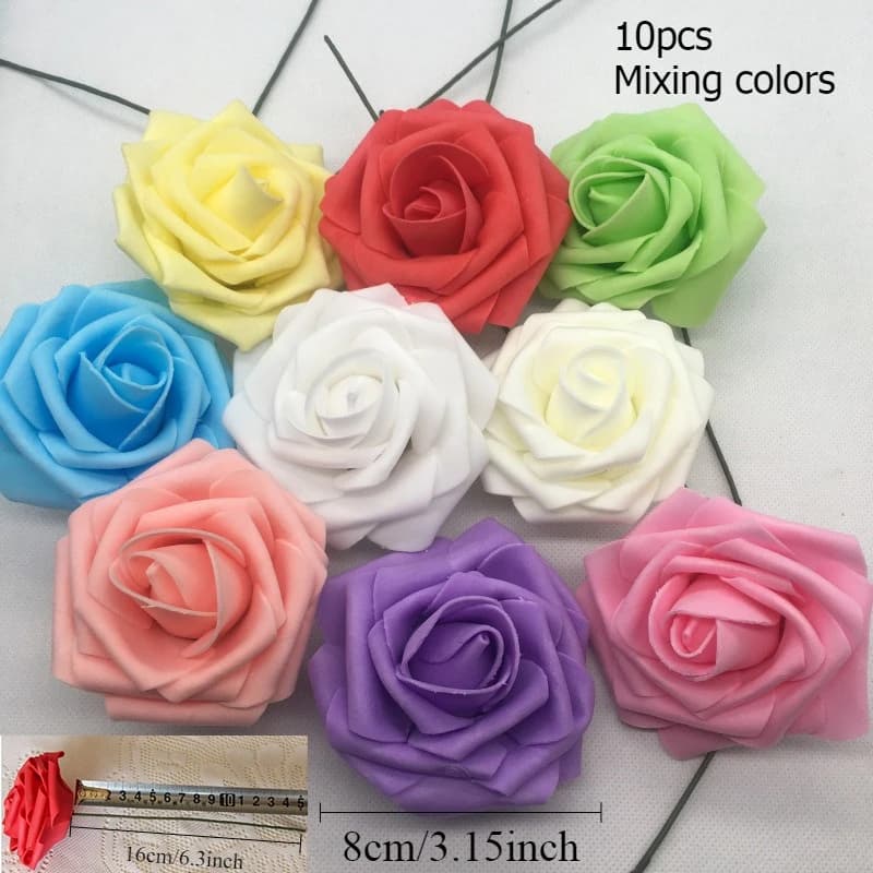 Volants en mousseline de soie pour cheveux, 5 pièces, 7cm, fleurs, accessoires pour cheveux, accesso