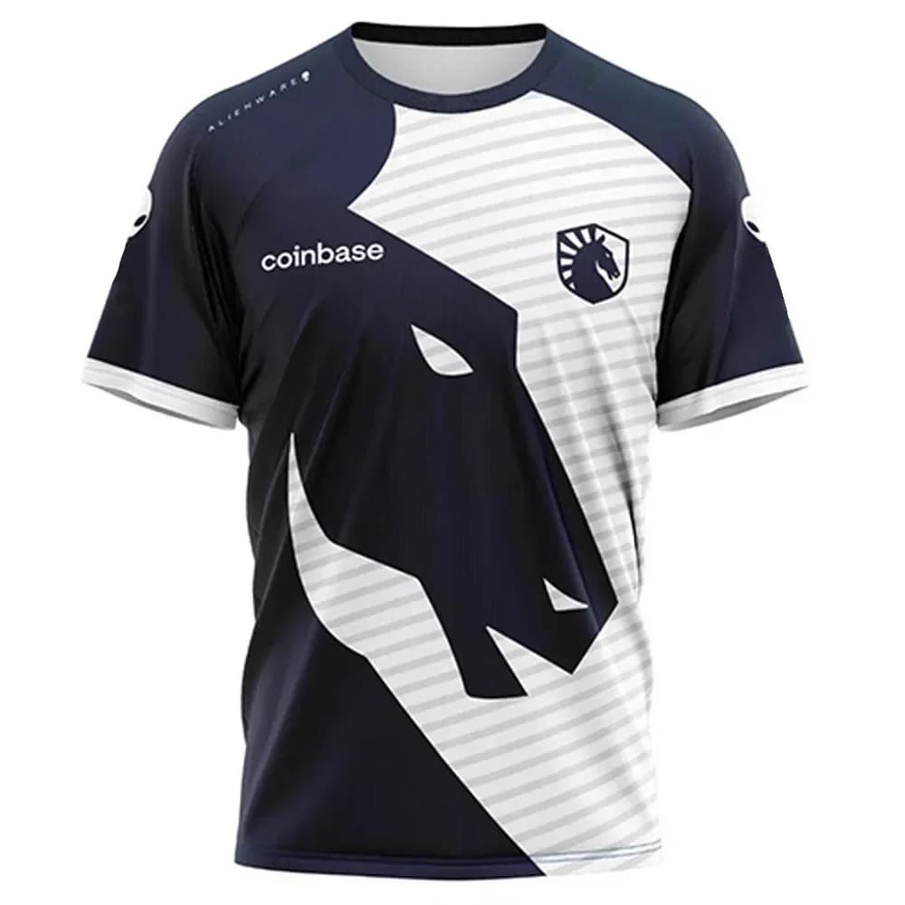 Nouveau T-shirt personnalisé pour homme, respirant, à manches courtes, pour fans de l'équipe Liquid,
