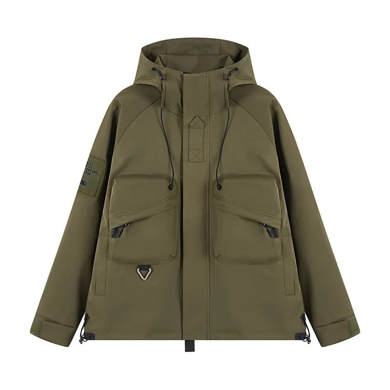 Veste à capuche coupe-vent pour homme, style automne, nouvelle collection, tendance, décontractée, s